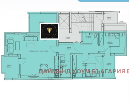 Продаја  2 спаваће собе Пловдив , Центар , 160 м2 | 20571058 - слика [2]