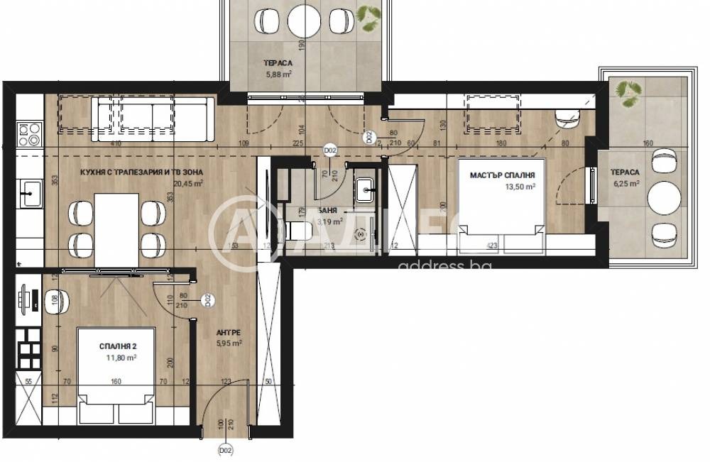 Продава 3-СТАЕН, гр. София, Модерно предградие, снимка 4 - Апартаменти - 53780507