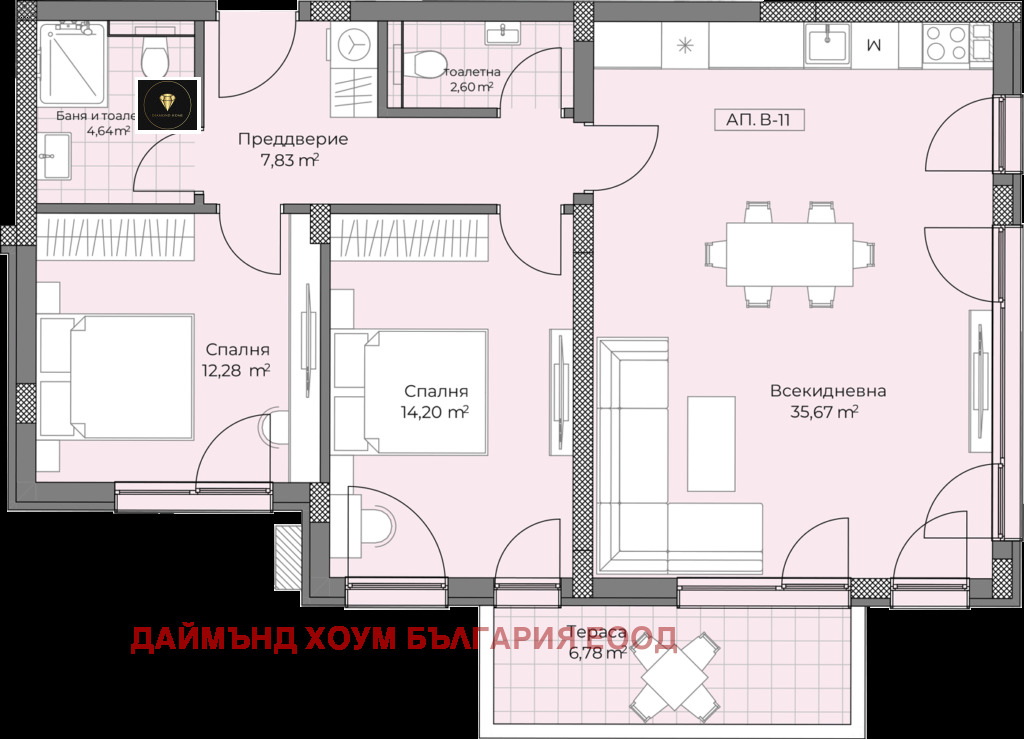 Продава 3-СТАЕН, гр. Пловдив, Остромила, снимка 2 - Апартаменти - 50313892
