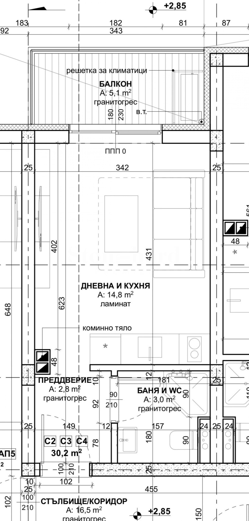 Продава 1-СТАЕН, гр. Царево, област Бургас, снимка 2 - Апартаменти - 53107674