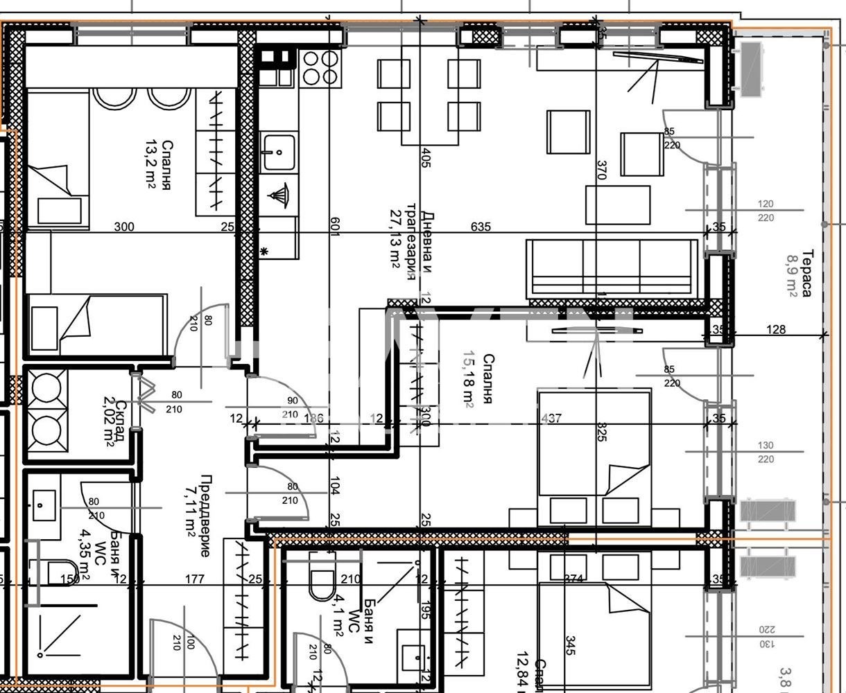 Продава 3-СТАЕН, гр. Пловдив, Остромила, снимка 2 - Апартаменти - 53252358