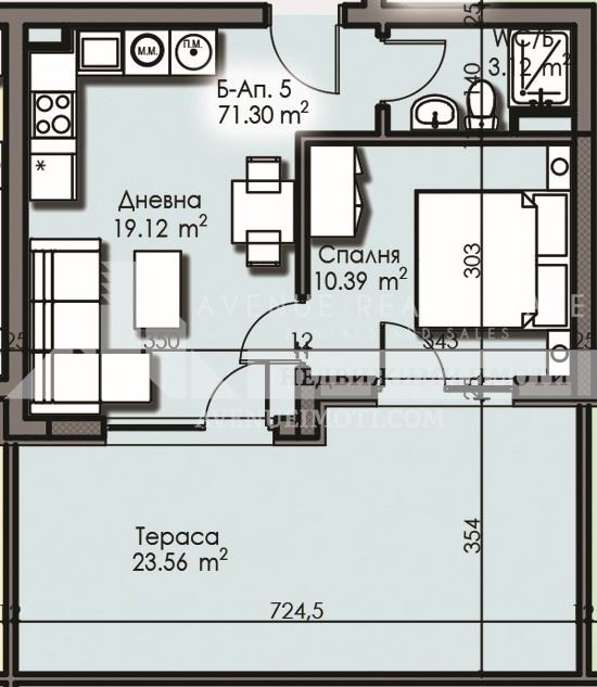 Zu verkaufen  1 Schlafzimmer Burgas , Izgrew , 72 qm | 78264088 - Bild [2]