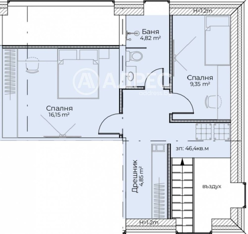 Продава МНОГОСТАЕН, гр. София, Симеоново, снимка 4 - Апартаменти - 52519830