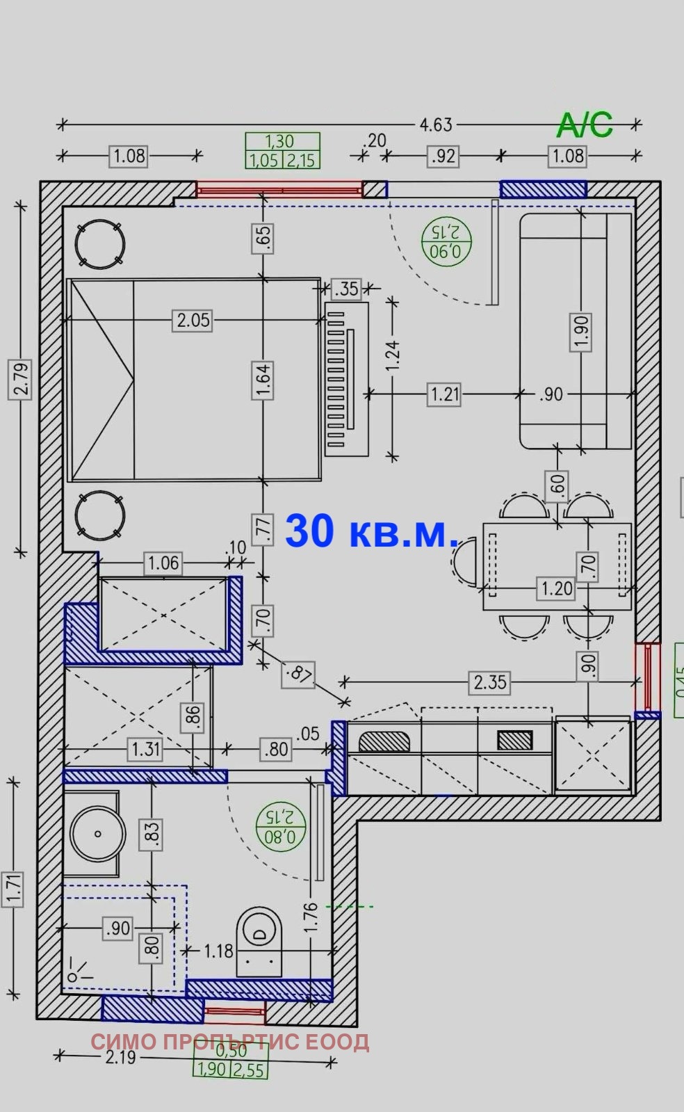 Продава 1-СТАЕН, Извън страната, област Извън страната, снимка 7 - Апартаменти - 54266497