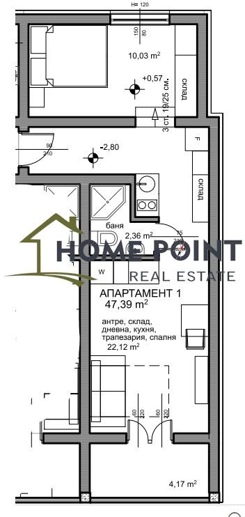 Продава 2-СТАЕН, гр. Балчик, област Добрич, снимка 3 - Апартаменти - 53070215