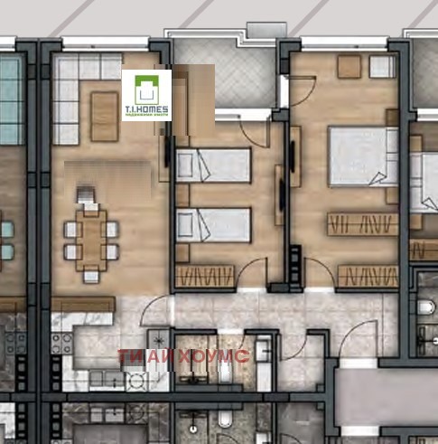 En venta  2 dormitorios Sofia , Malinova dolina , 106 metros cuadrados | 78717648 - imagen [5]