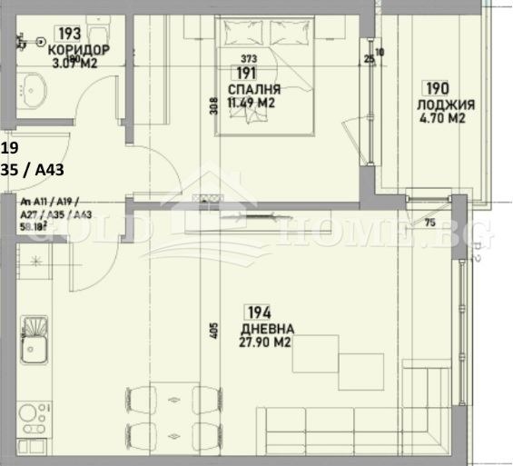 Продава 2-СТАЕН, гр. Пловдив, Беломорски, снимка 2 - Апартаменти - 56085189