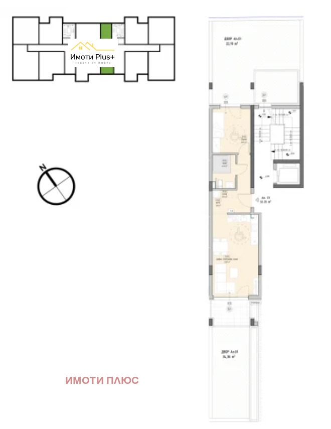 Продава  2-стаен град София , Малинова долина , 118 кв.м | 11296061 - изображение [4]