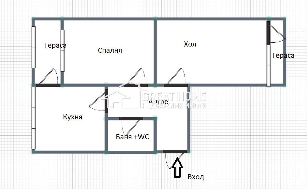 Продава 3-СТАЕН, гр. Търговище, Запад 1, снимка 6 - Апартаменти - 54299628