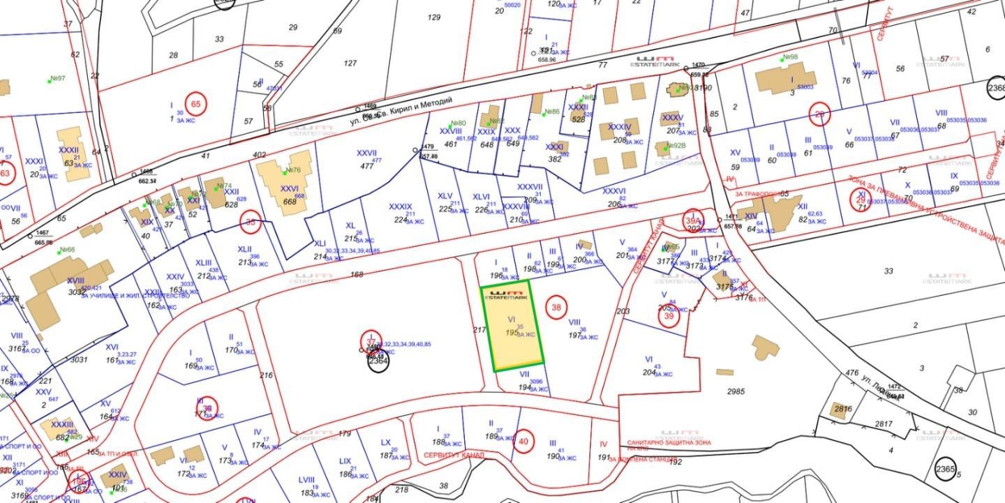 Продава ПАРЦЕЛ, гр. София, гр. Банкя, снимка 3 - Парцели - 53876209