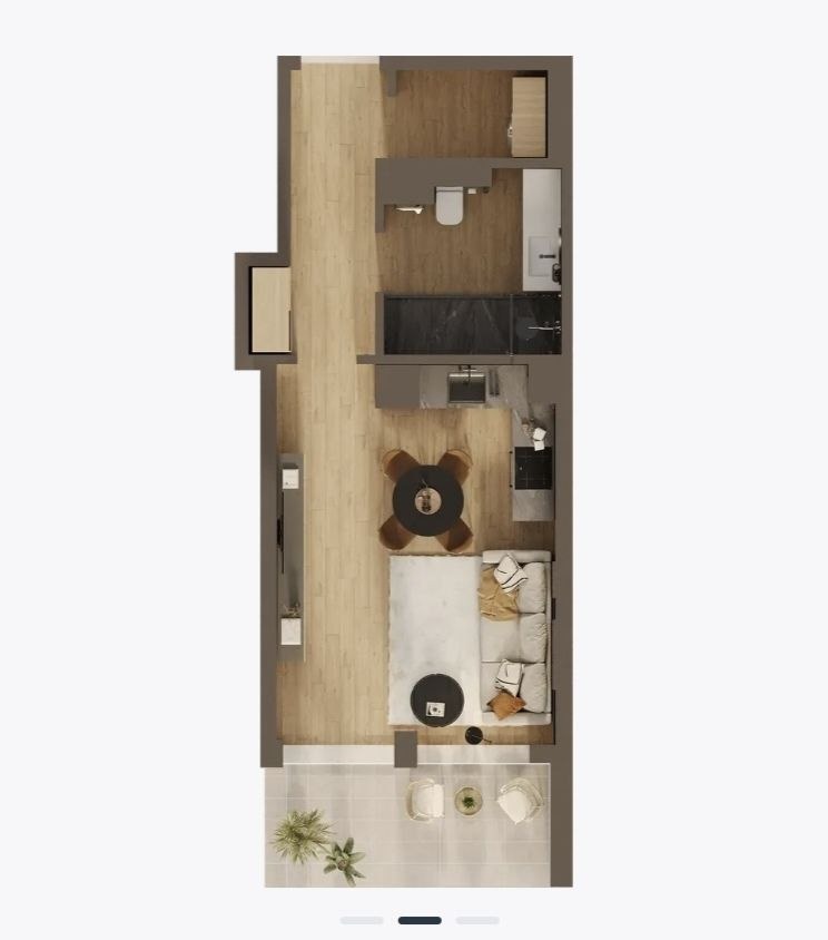 Продава 1-СТАЕН, гр. Варна, к.к. Чайка, снимка 4 - Апартаменти - 55592770
