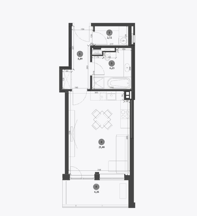 Продава 1-СТАЕН, гр. Варна, к.к. Чайка, снимка 5 - Апартаменти - 55592770