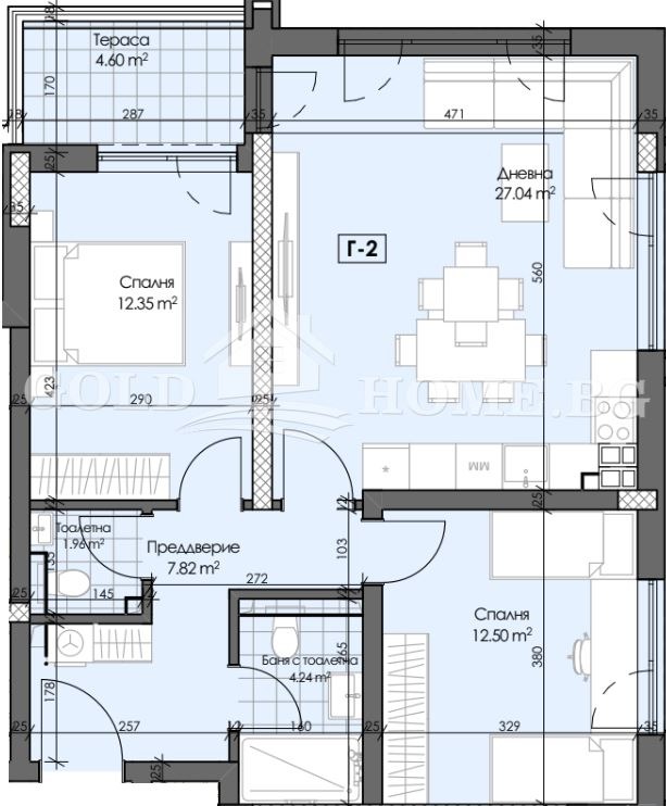 For Sale  2 bedroom Plovdiv , Gagarin , 86 sq.m | 32449751 - image [7]