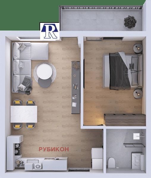 Zu verkaufen  1 Schlafzimmer Plowdiw , Hristo Smirnenski , 78 qm | 13285856 - Bild [4]