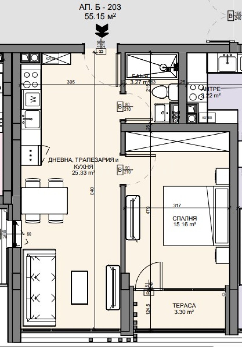 Продава 2-СТАЕН, к.к. Боровец, област София област, снимка 3 - Апартаменти - 53178315