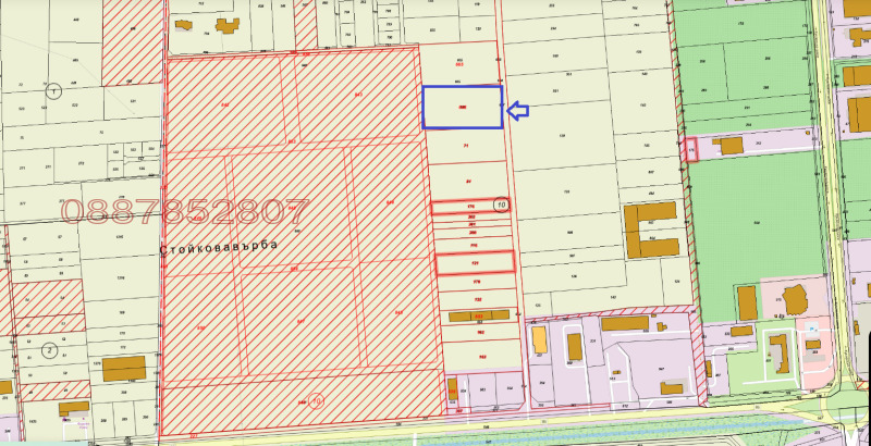Продава ПАРЦЕЛ, гр. Пловдив, Индустриална зона - Юг