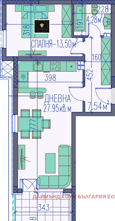 Продава 2-СТАЕН, гр. Пловдив, Тракия, снимка 2 - Aпартаменти - 47976235