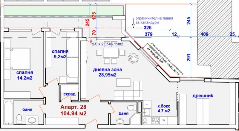 Na prodej  2 ložnice Burgas , Centar , 119 m2 | 71084335 - obraz [4]