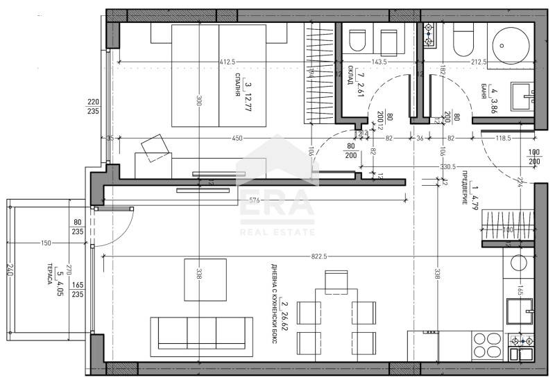 Продава 2-СТАЕН, гр. София, Малинова долина, снимка 3 - Aпартаменти - 47529545