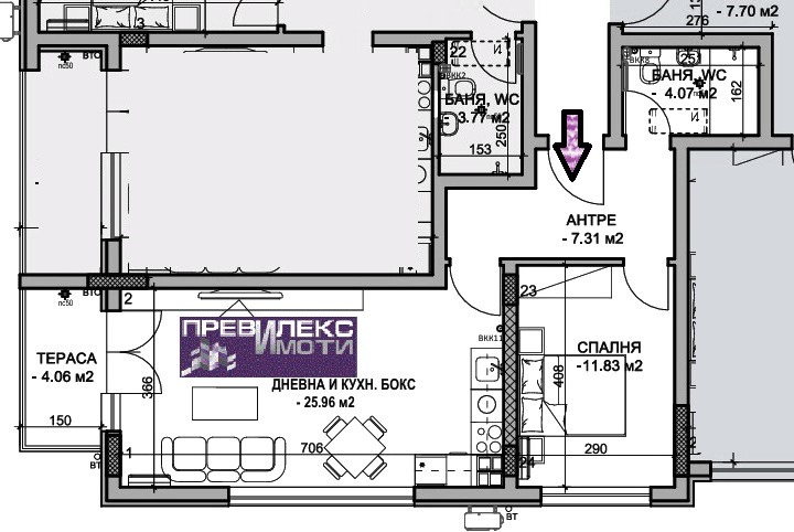 Продава 2-СТАЕН, гр. Пловдив, Христо Смирненски
