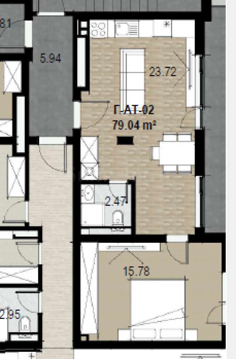 Продава 2-СТАЕН, гр. София, Витоша, снимка 2 - Апартаменти - 52804340