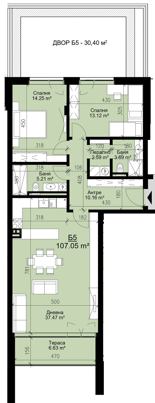 Продава 3-СТАЕН, гр. Варна, Бриз, снимка 2 - Aпартаменти - 48454142