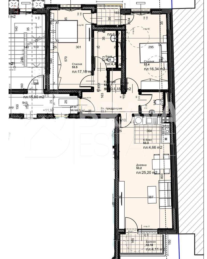 Til salgs  2 soverom Plovdiv , Karsjijaka , 126 kvm | 36028998 - bilde [2]
