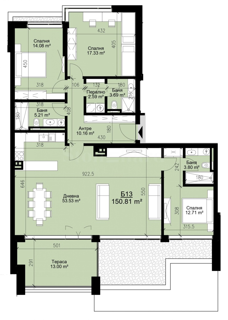 Продава 4-СТАЕН, гр. Варна, Бриз, снимка 2 - Апартаменти - 53139004