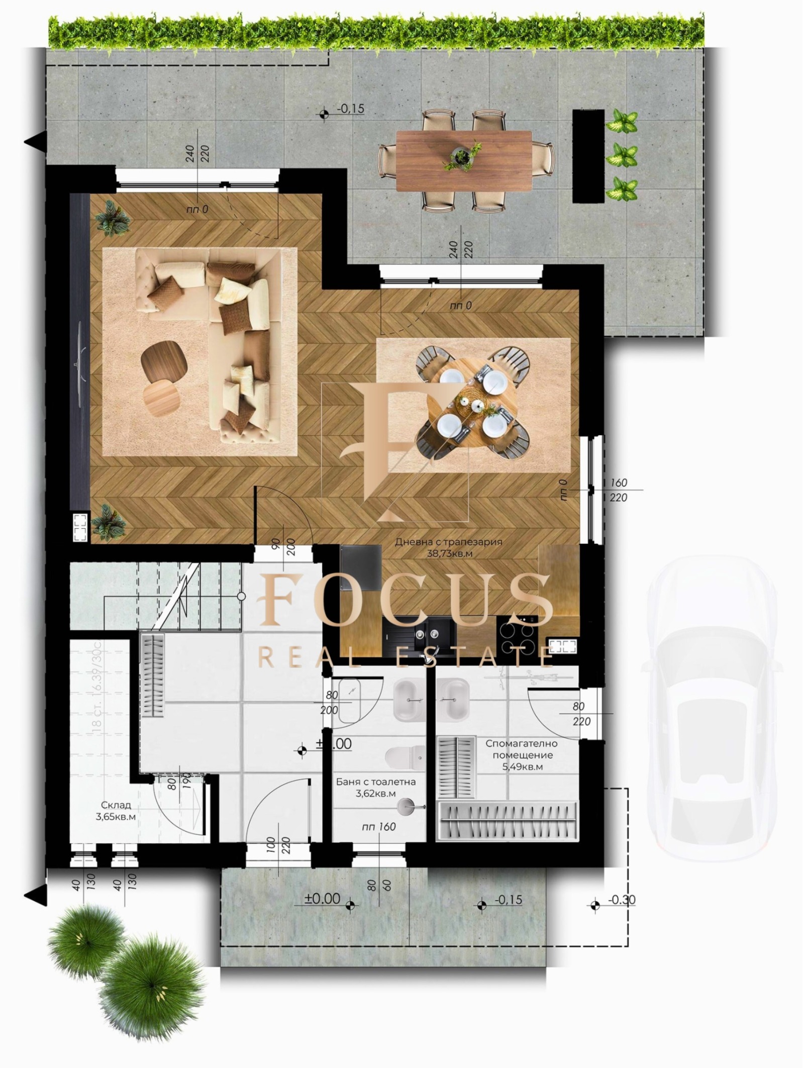 Продава КЪЩА, с. Войводиново, област Пловдив, снимка 2 - Къщи - 53438352