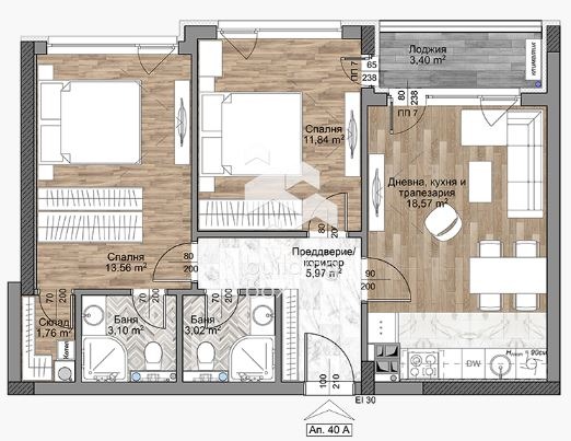 Продава 3-СТАЕН, гр. София, Младост 4, снимка 2 - Aпартаменти - 48570962