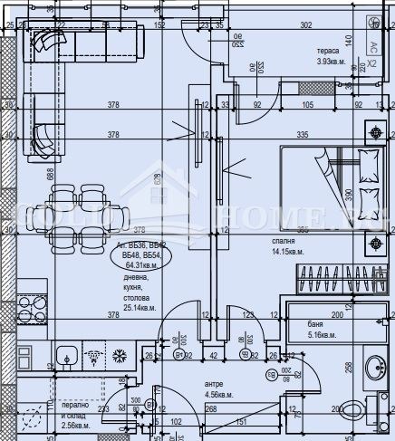 Eladó  1 hálószoba Plovdiv , Kamenica 2 , 79 négyzetméter | 28216106 - kép [2]