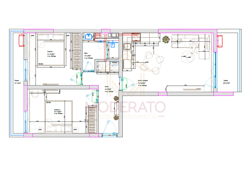 Продава 3-СТАЕН, гр. Бургас, Изгрев, снимка 6 - Aпартаменти - 47514993