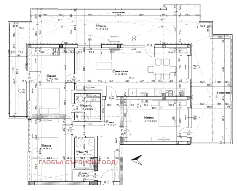 For Sale  3 bedroom Sofia , Darvenitsa , 196 sq.m | 81128522 - image [2]