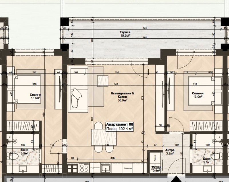 Продава 3-СТАЕН, с. Лозенец, област Бургас, снимка 2 - Апартаменти - 53113022