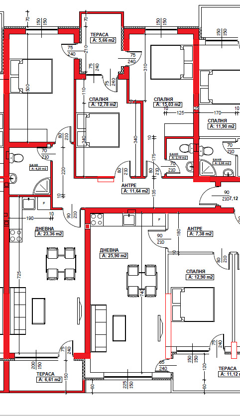 Продава  Многостаен град Благоевград , Широк център , 122 кв.м | 68709443