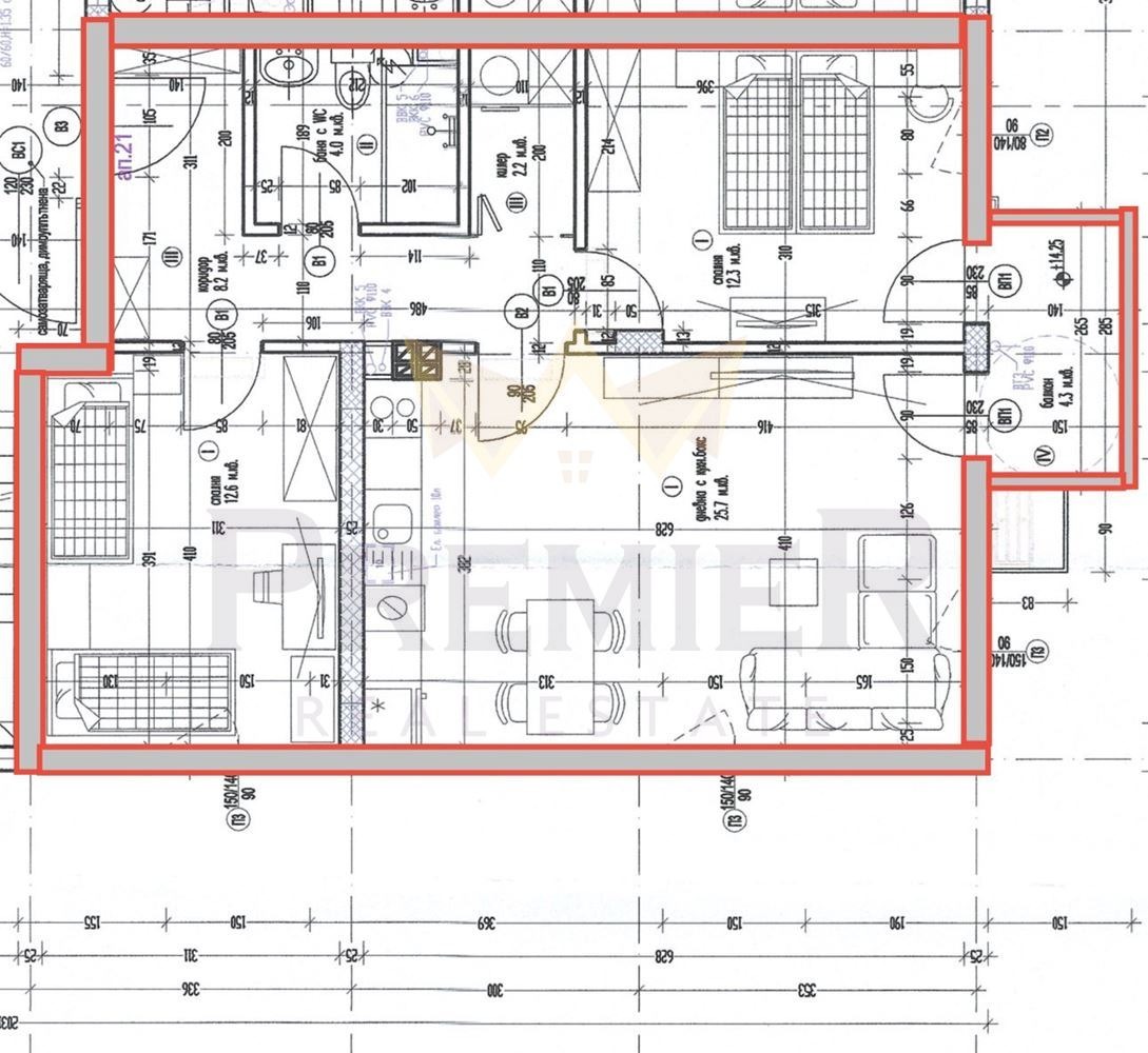 Продава 3-СТАЕН, гр. Варна, Левски 1, снимка 2 - Апартаменти - 51250598