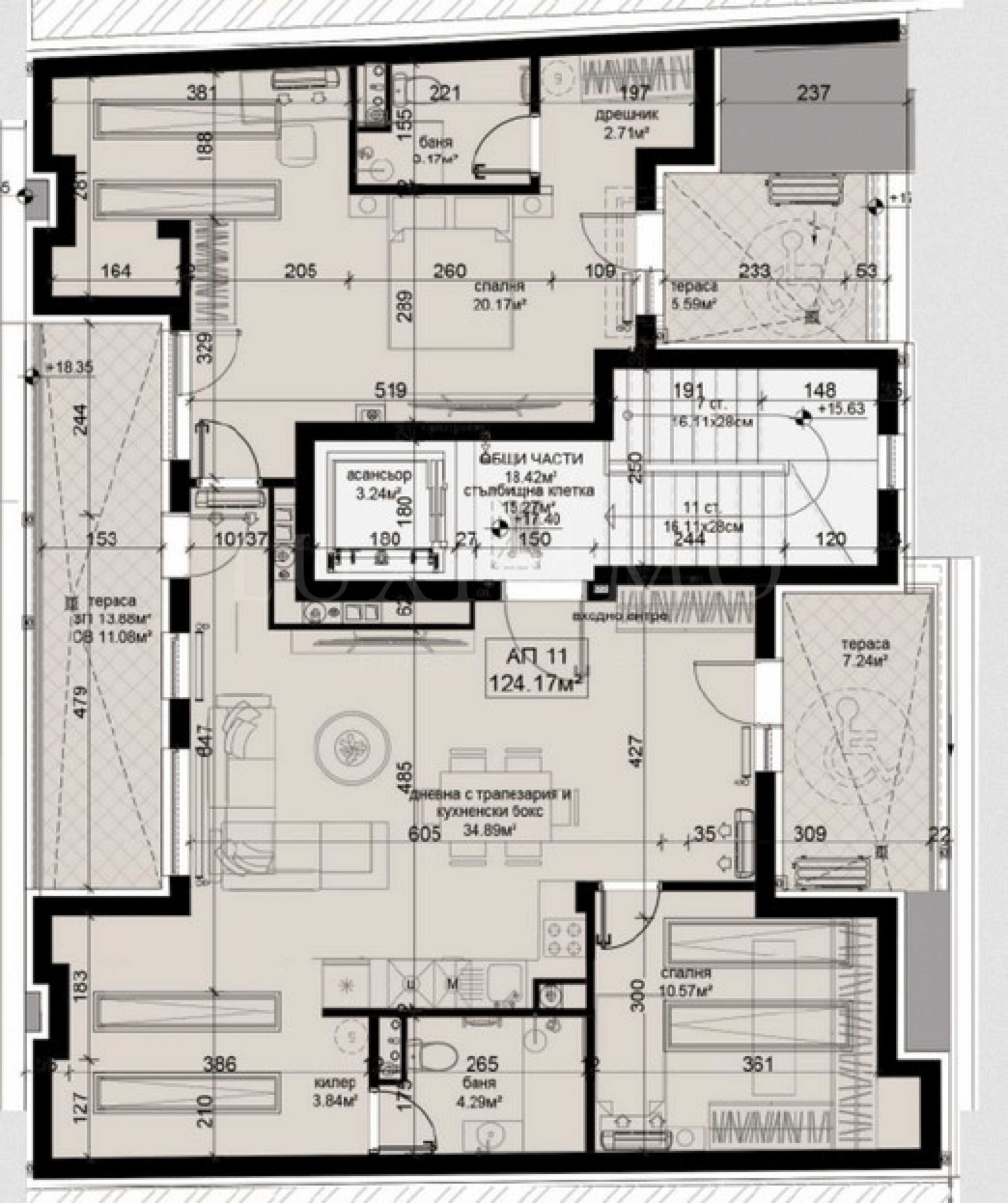 Продава 3-СТАЕН, гр. София, Света Троица, снимка 3 - Апартаменти - 54702279