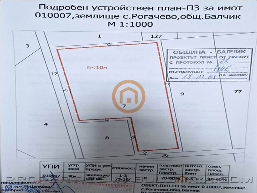 Продава ПАРЦЕЛ, с. Рогачево, област Добрич