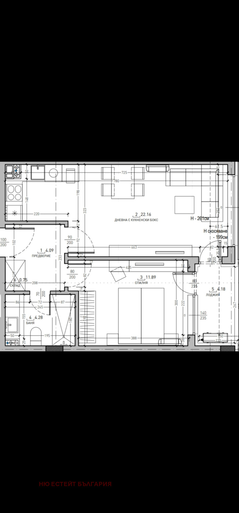 Zu verkaufen  1 Schlafzimmer Sofia , Malinowa dolina , 65 qm | 78290960 - Bild [13]