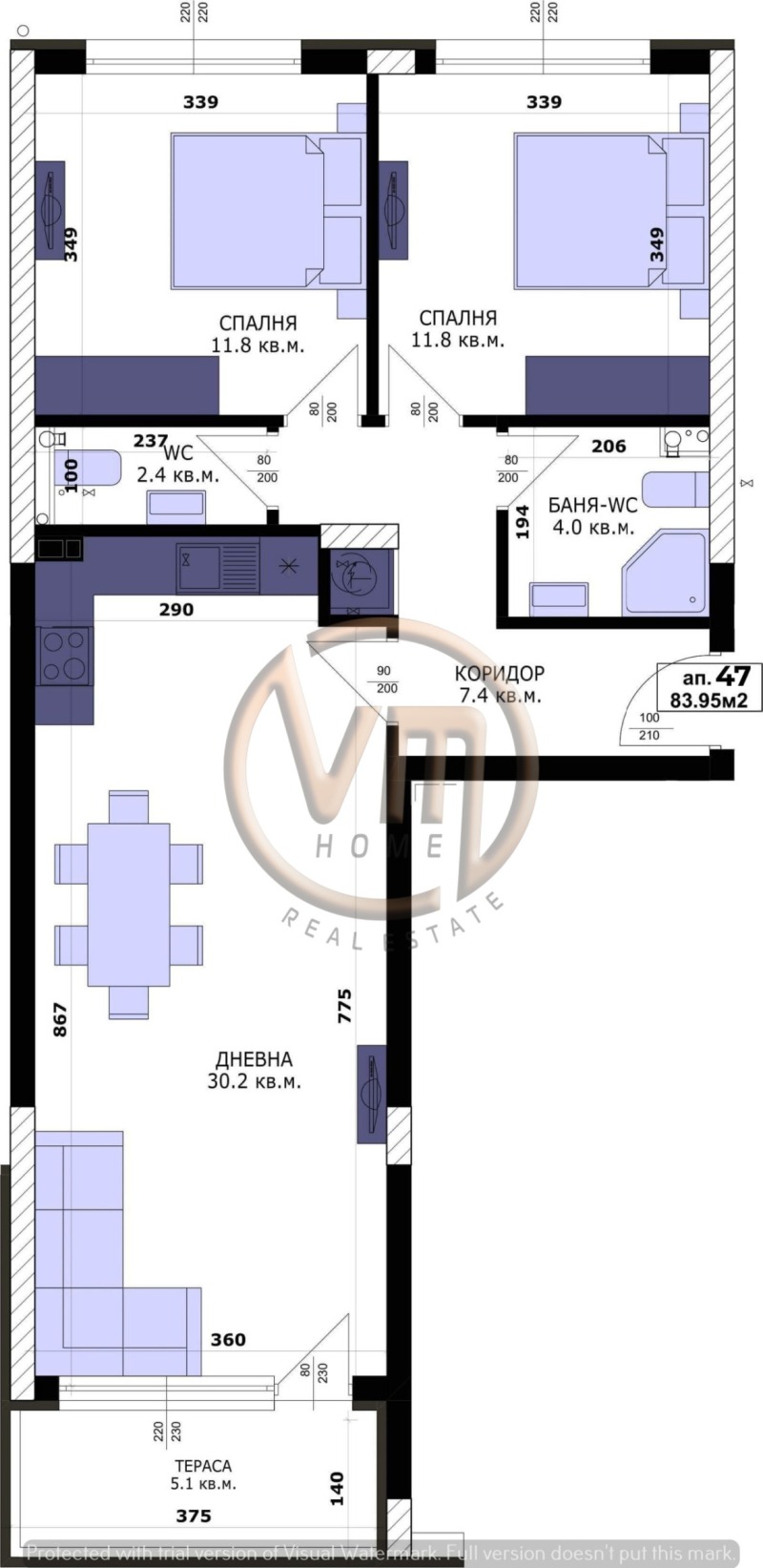 Продава 3-СТАЕН, гр. Варна, Кайсиева градина, снимка 4 - Aпартаменти - 49123779