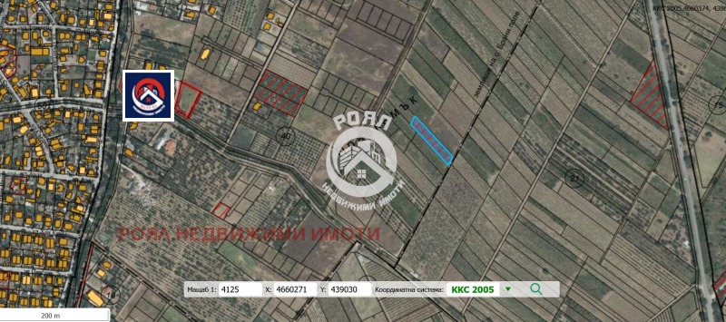 Продава ПАРЦЕЛ, с. Браниполе, област Пловдив