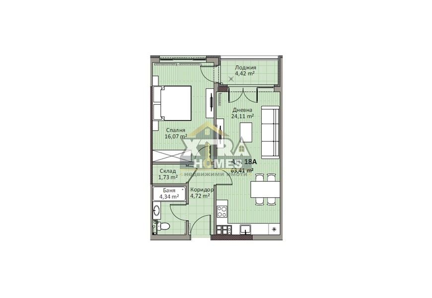 Продава 2-СТАЕН, гр. София, Толстой, снимка 2 - Апартаменти - 55846284