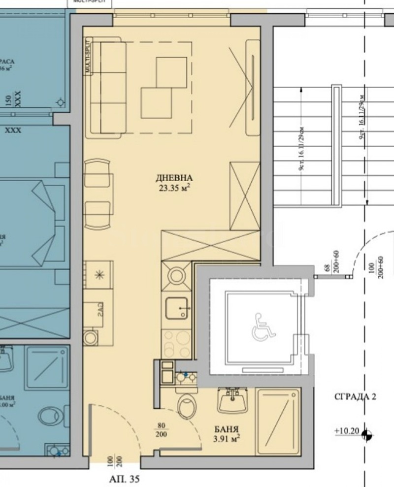 Продава 1-СТАЕН, гр. София, Малинова долина, снимка 3 - Апартаменти - 53107494