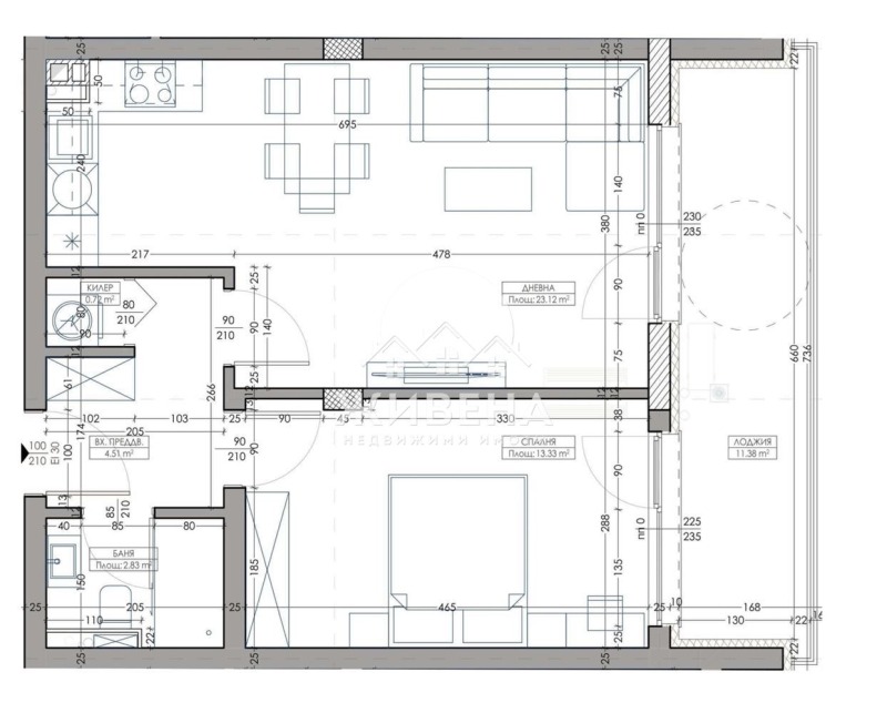 For Sale  1 bedroom Varna , Vladislav Varnenchik 1 , 76 sq.m | 39777047 - image [3]