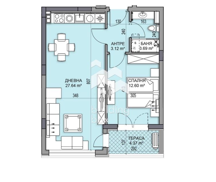 In vendita  1 camera da letto Plovdiv , Gagarin , 70 mq | 66717520 - Immagine [2]