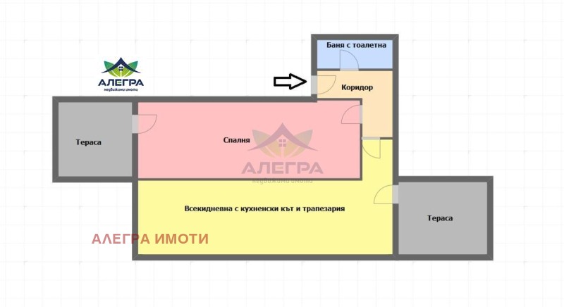 Myytävänä  1 makuuhuone Pazardžik , Tsentar , 97 neliömetriä | 94466679 - kuva [6]