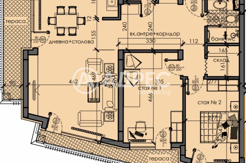 На продаж  2 спальні София , м-т Гърдова глава , 134 кв.м | 87118936 - зображення [3]