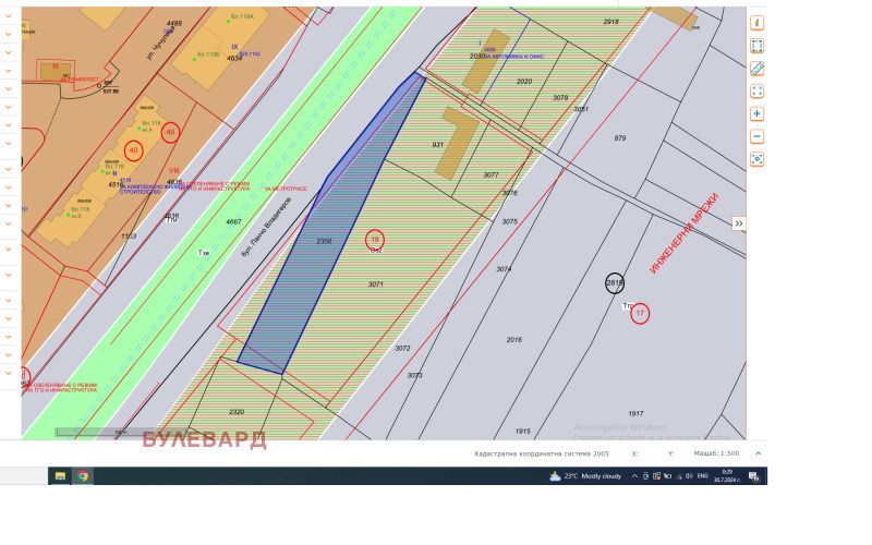 De vânzare  Complot Sofia , Moderno predgradie , 1954 mp | 49102086