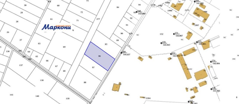 Продава ПАРЦЕЛ в град София, с. Бусманци - 4320 кв.м / 432 000 € » 844 918.56 лв., МАРКОНИ
