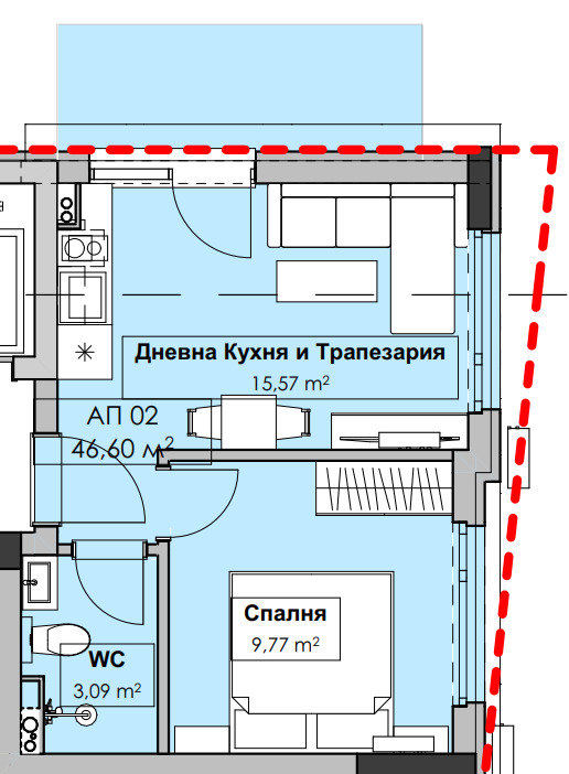 Продава 2-СТАЕН, гр. Созопол, област Бургас, снимка 5 - Апартаменти - 52651864